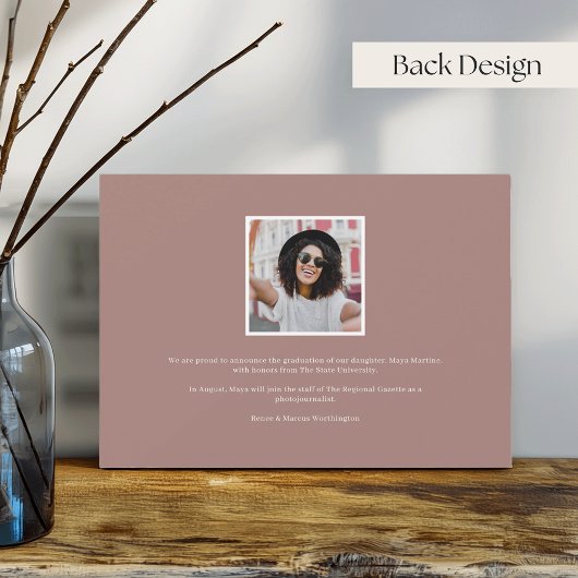 Chic Script | Ankündigung von Foto Abschluss