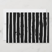 Chic Script Black and White Grad Danke Foto (Rückseite)