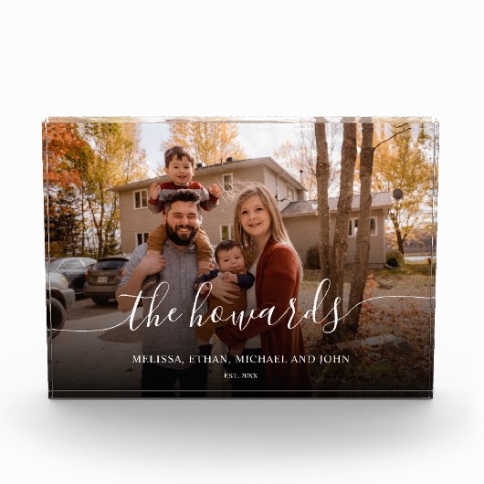 Chic Script Family Foto (Vorderseite)