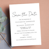 Chic Script-Foto Save The Date