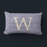 Chic Script Future Mr. Monogram Blue Linen Lendenkissen<br><div class="desc">Elegante Zukunft mrs halten Sake blau geflochtene Leinen Effekt Kissen mit Ihrem Text in Off-Black chic handgeschriebenen Skript-Kalligrafie. Fügen Sie einfach Ihren Namen und Ihr Monogramm hinzu. Perfektes Geschenk für ein Brautparty, eine Verlobung oder einen Valentinstag. Exklusiv für Sie entworfen von Happy Dolphin Studio. Wenn Sie Hilfe oder passende Produkte...</div>