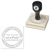 Chic Script Future Mr. Round Rücksendeadresse Gummistempel (Stempel)