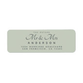 Chic Script Future Mr. Wedding Address (Vorne)