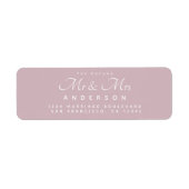 Chic Script Future Mr. Wedding Address (Vorne)