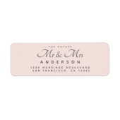 Chic Script Future Mr. Wedding Address (Vorne)