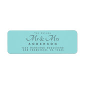 Chic Script Future Mr. Wedding Address (Vorne)