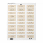 Chic Script Future Mr. Wedding Address (Vorne)