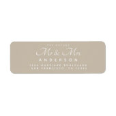 Chic Script Future Mr. Wedding Address (Vorne)