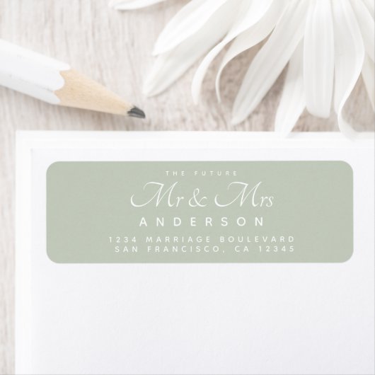 Chic Script Future Mr. Wedding Address (Insitu)