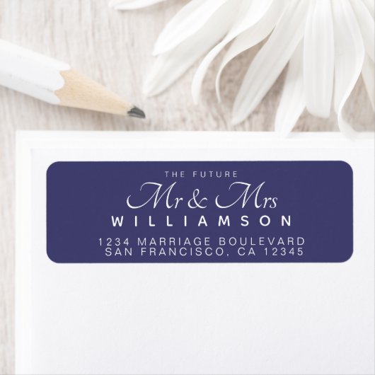Chic Script Future Mr. Wedding Address (Insitu)