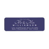 Chic Script Future Mr. Wedding Address (Vorne)