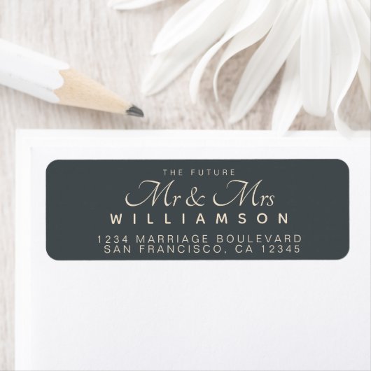 Chic Script Future Mr. Wedding Address (Insitu)