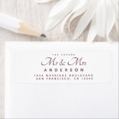 Chic Script Future Mr. Wedding Address (Insitu)