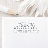Chic Script Future Mr. Wedding Address (Insitu)