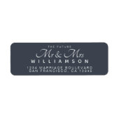 Chic Script Future Mr. Wedding Address (Vorne)