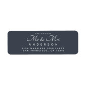 Chic Script Future Mr. Wedding Address (Vorne)