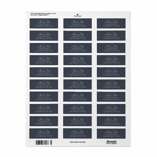 Chic Script Future Mr. Wedding Address (Vorne)