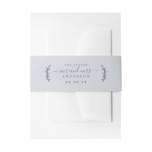 Chic Script Future Mr. Wedding Date Blue