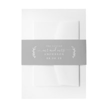 Chic Script Future Mr. Wedding Date Gray