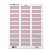 Chic Script Future Mr. Wedding Rücksendeadresse (Vorne)