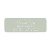 Chic Script Future Mr. Wedding Rücksendeadresse (Vorne)