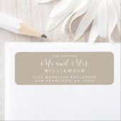 Chic Script Future Mr. Wedding Rücksendeadresse (Insitu)