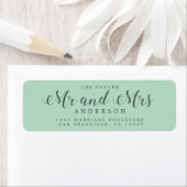 Chic Script Future Mr. Wedding Rücksendeadresse (Insitu)