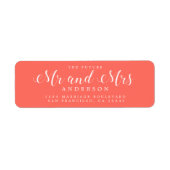 Chic Script Future Mr. Wedding Rücksendeadresse (Vorne)