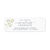 Chic Script Future Mr. Wedding Rücksendeadresse (Vorne)