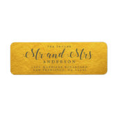 Chic Script Future Mr. Wedding Rücksendeadresse (Vorne)