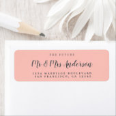 Chic Script Future Mr. Wedding Rücksendeadresse (Insitu)