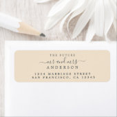 Chic Script Future Mr. Wedding Rücksendeadresse (Insitu)