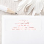 Chic Script Future Mr. Wedding Rücksendeadresse (Insitu)