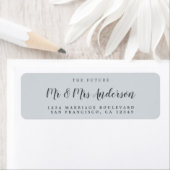 Chic Script Future Mr. Wedding Rücksendeadresse (Insitu)