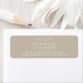 Chic Script Future Mr. Wedding Rücksendeadresse (Insitu)