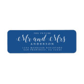 Chic Script Future Mr. Wedding Rücksendeadresse (Vorne)