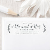 Chic Script Future Mr. Wedding Rücksendeadresse (Insitu)