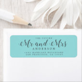 Chic Script Future Mr. Wedding Rücksendeadresse (Insitu)