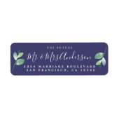 Chic Script Future Mr. Wedding Rücksendeadresse (Vorne)