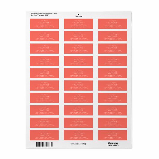 Chic Script Future Mr. Wedding Rücksendeadresse (Vorne)
