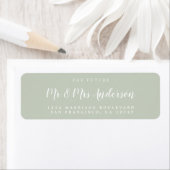 Chic Script Future Mr. Wedding Rücksendeadresse (Insitu)