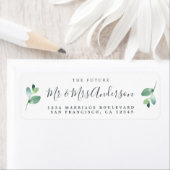 Chic Script Future Mr. Wedding Rücksendeadresse (Insitu)