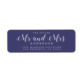Chic Script Future Mr. Wedding Rücksendeadresse (Vorne)