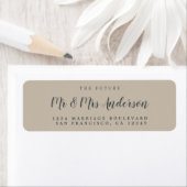 Chic Script Future Mr. Wedding Rücksendeadresse (Insitu)