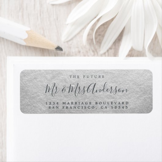 Chic Script Future Mr. Wedding Rücksendeadresse (Insitu)