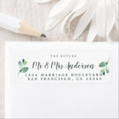 Chic Script Future Mr. Wedding Rücksendeadresse (Insitu)