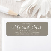 Chic Script Future Mr. Wedding Rücksendeadresse (Insitu)