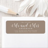Chic Script Future Mr. Wedding Rücksendeadresse (Insitu)