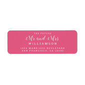 Chic Script Future Mr. Wedding Rücksendeadresse (Vorne)
