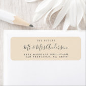Chic Script Future Mr. Wedding Rücksendeadresse (Insitu)